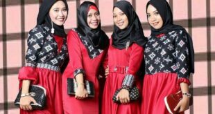 Aneka Model Gamis Batik Pesta Wajib Anda Tahu