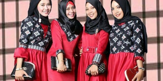 Aneka Model Gamis Batik Pesta Wajib Anda Tahu